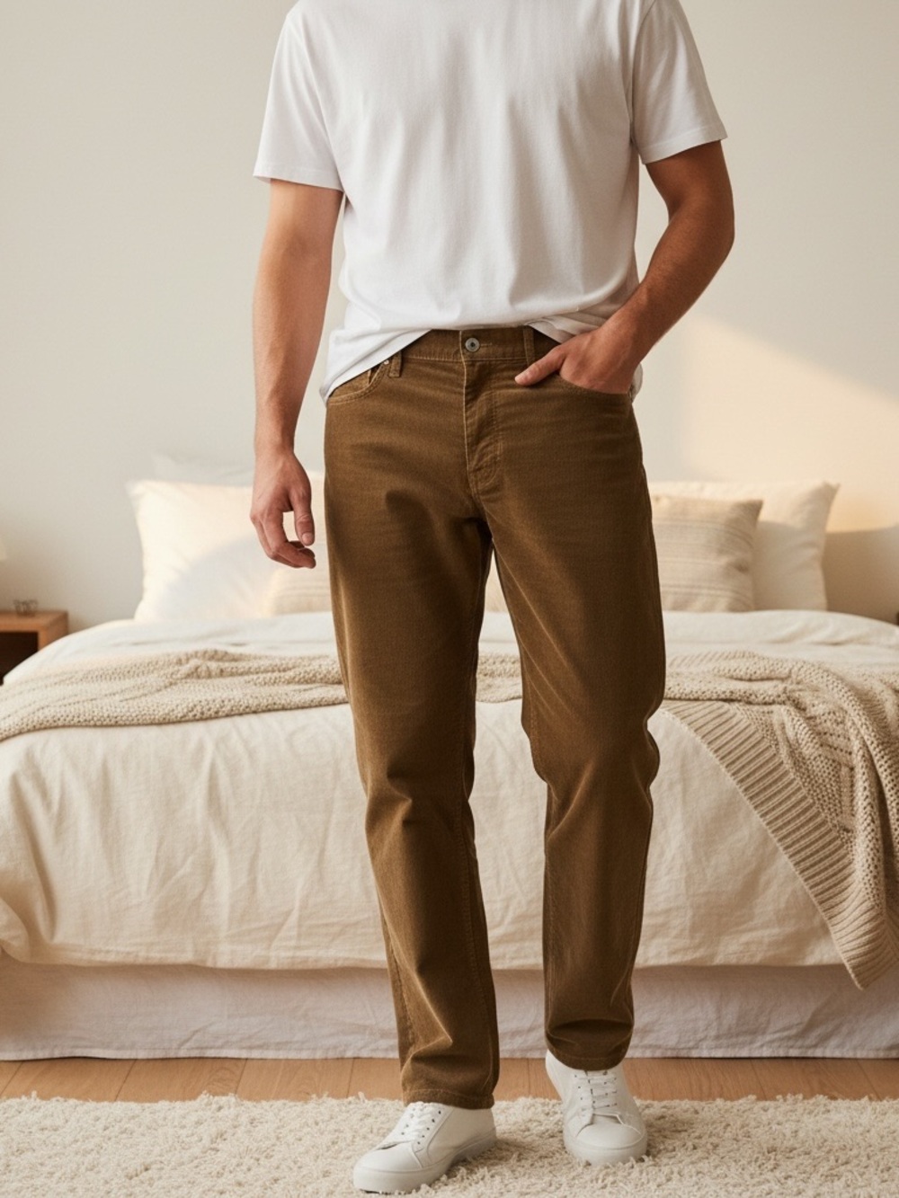 J. Crew Men's Corduroy Pants in Brown 36x30